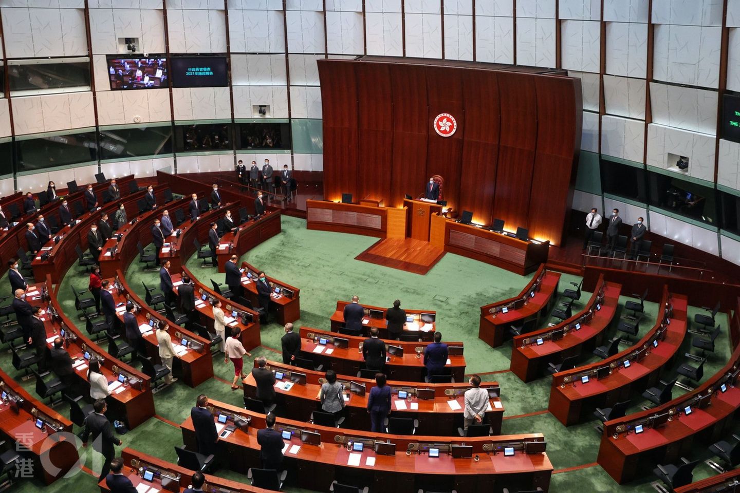 立法會會議現場照片,資訊價值不高(25/100) 立法會會議現場照片,資訊價值不高