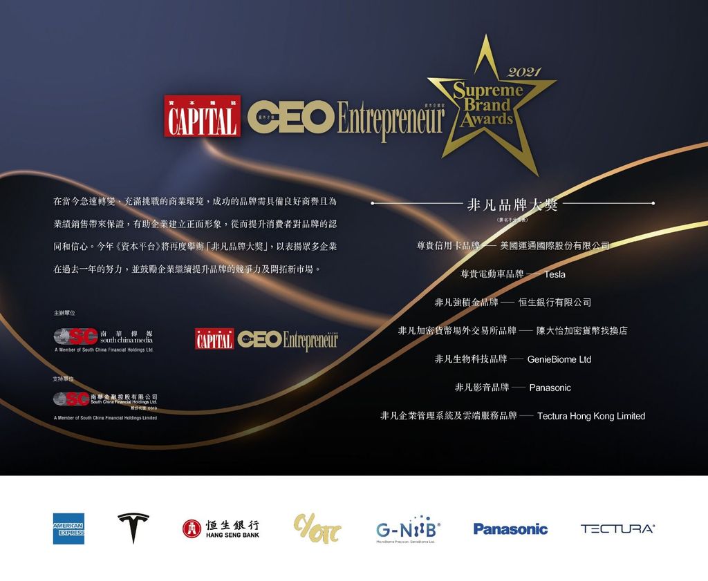 非凡品牌大獎2021