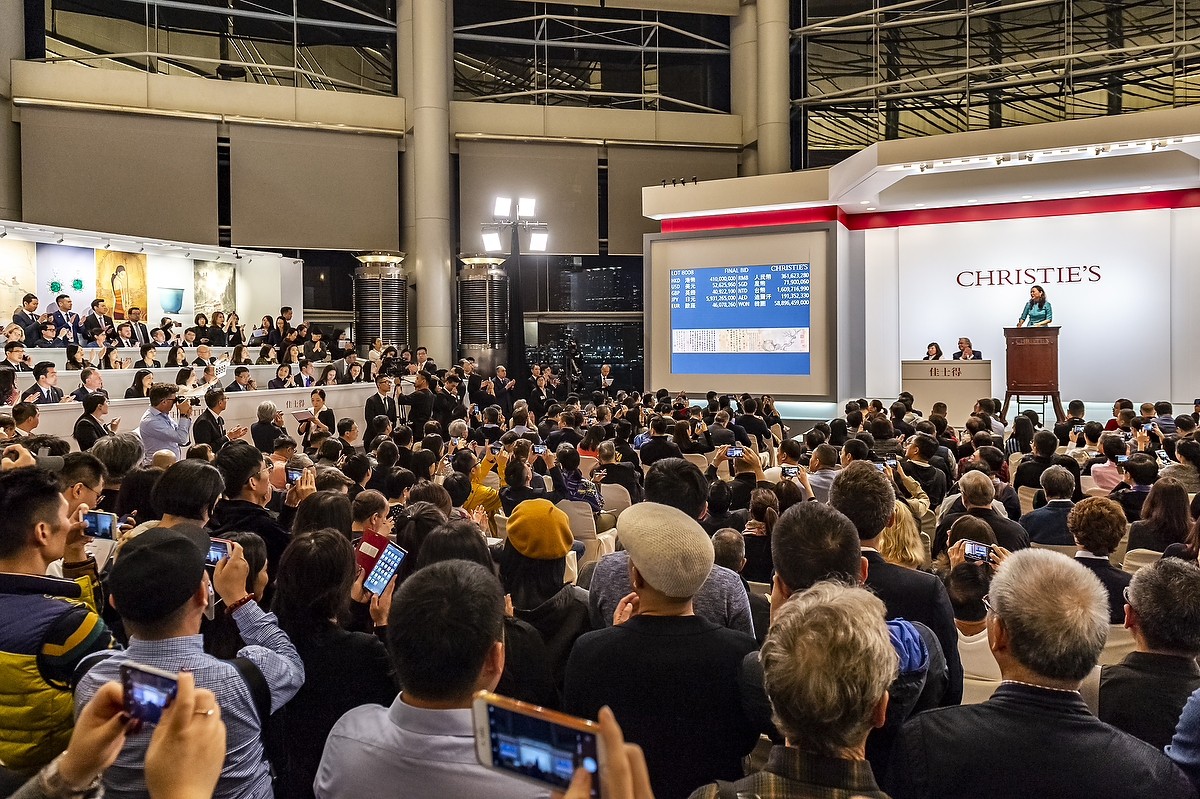 佳士得2018年全球藝術市場成交總額達70 億美元
